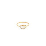 Ring 0.48ctw lab baguette diamond 14k yellow gold - Gaines Jewelers