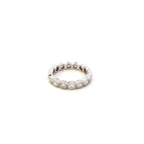 Ring - 14kt wg diamond band circlet - Gaines Jewelers