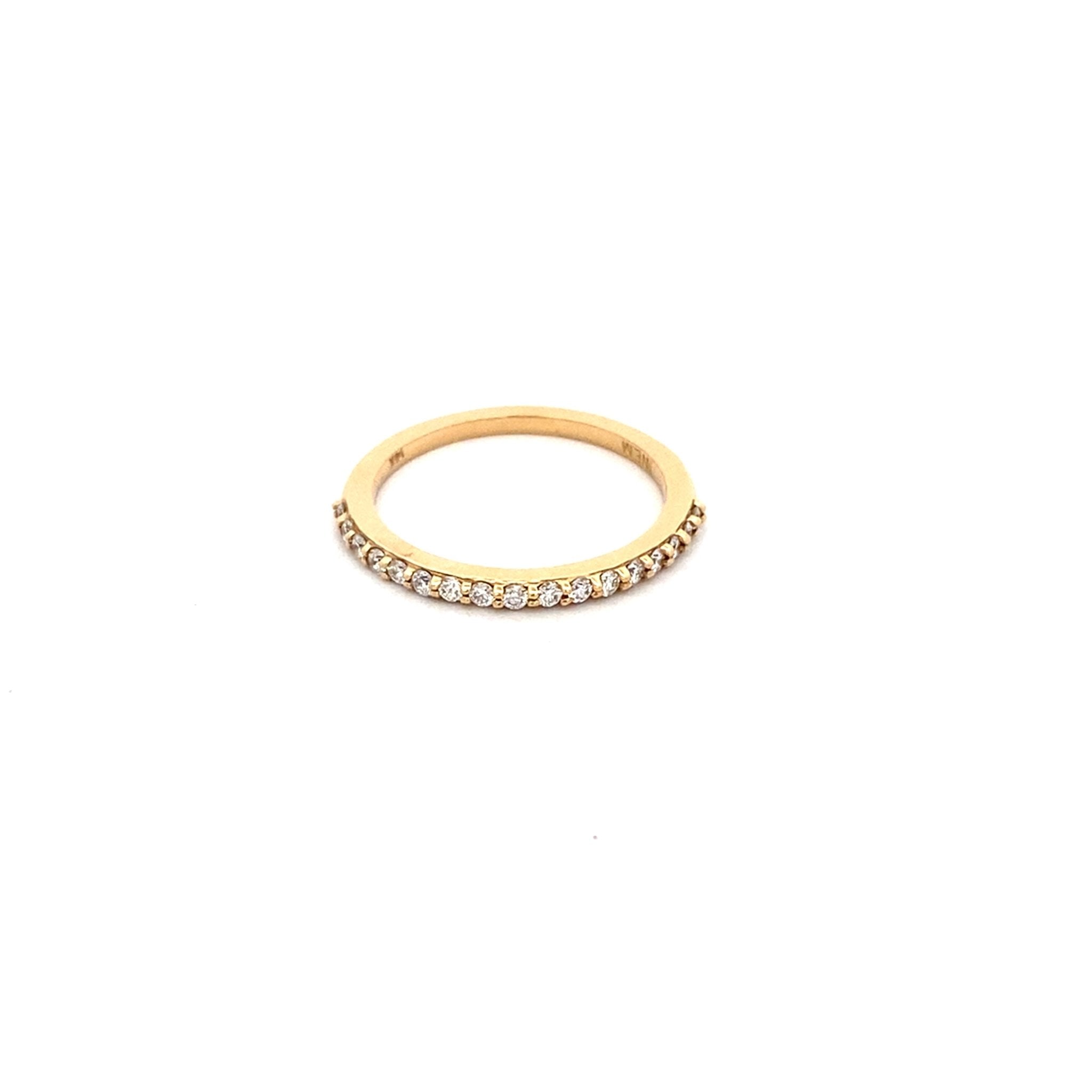 Ring - 14kt Yellow Gold Diamond Band - Gaines Jewelers