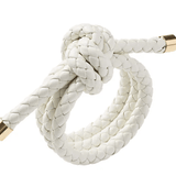 Rope Knot Napkin Ring in White - Kin Seybert - Gaines Jewelers