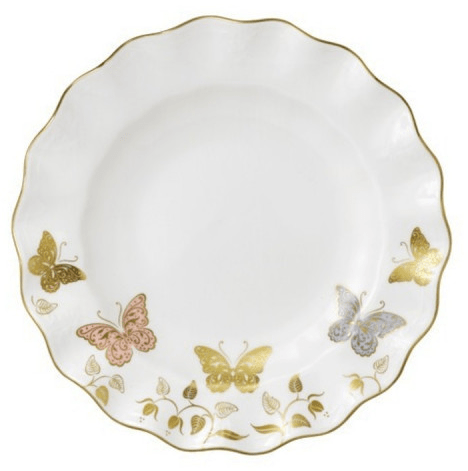 * Royal Butterfly Dinner Plate - Royal Crown Derby - Gaines Jewelers