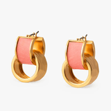 Rum Cay Two Piece Hoop Earring - Brackish - Gaines Jewelers