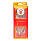 Santa Large Cocktail Picks - 30pk - Sophistiplate - Gaines Jewelers