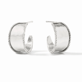 Savoy Hoop - Silver - M - Julie Vos - Gaines Jewelers