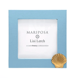 Scallop Periwinkle Blue 4x4 Frame - Mariposa - Gaines Jewelers