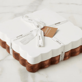 Scalloped Appetizer Cheese Board - Set of 2 - Etu Home - Gaines Jewelers