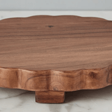 Scalloped Trivet Riser, Large Round, Natural - Etu Home - Gaines Jewelers