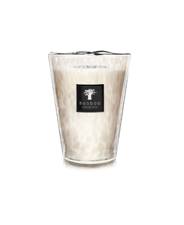 Scented Candle White Pearls - Baobab - Gaines Jewelers