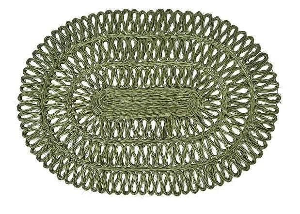 Seagrass Straw Loop Oval Placemat - Juliska - Gaines Jewelers