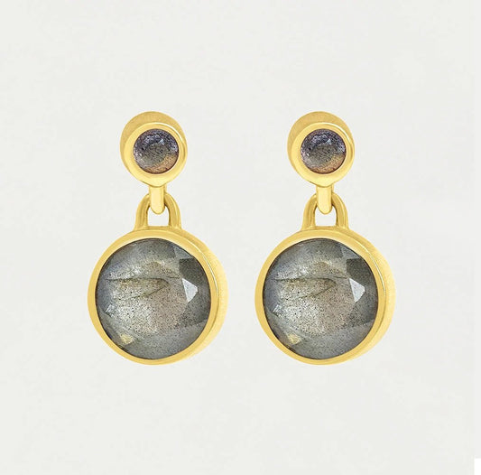 Signature Droplet Earrings Labradorite - Gaines Jewelers