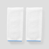 Signature Hand Towels (pair) - French Blue on White - Gaines Jewelers