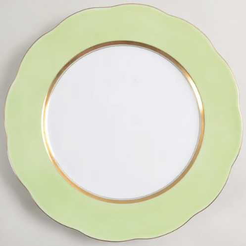 *Silk Ribbon Lime Dinner Plate* - Herend - Gaines Jewelers