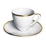 Simply Elegant Gold Espresso Cup & Saucer - Gaines Jewelers