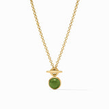 Solara Solitaire Necklace - Iridescent Palmetto Green - Julie Vos - Gaines Jewelers