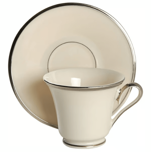 * Solitaire Tea Cup & Saucer - Lenox - Gaines Jewelers