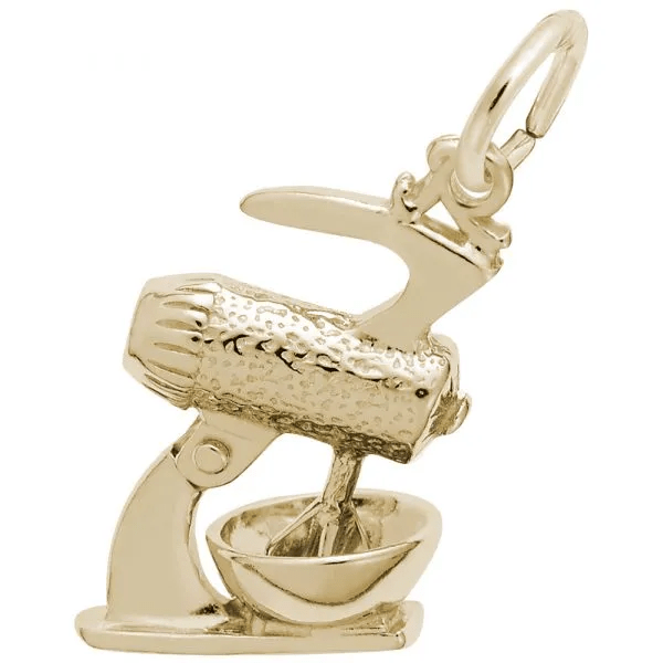 Stand Mixer Charm - Gold Plated - Rembrandt Charms - Gaines Jewelers