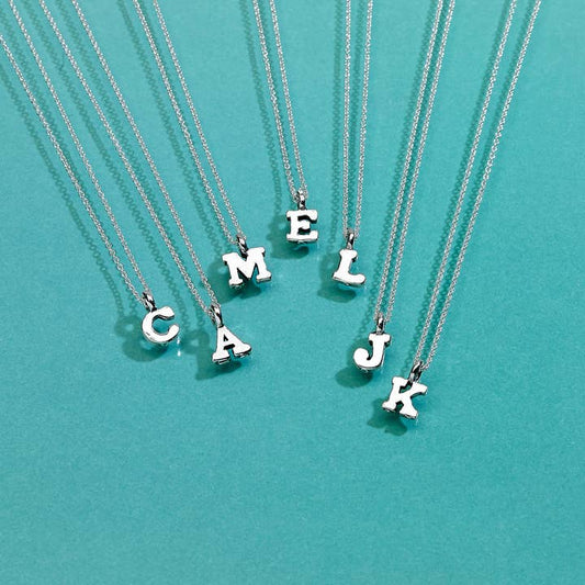 Sterling Silver Initial Necklace - Gaines Jewelers