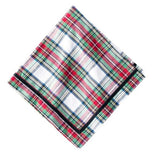 Stewart Tartan Velvet Trim Napkin - Juliska - Gaines Jewelers