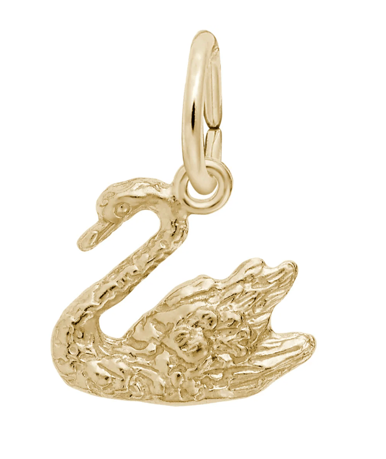 Swan Charm - Gaines Jewelers