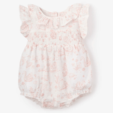 Swan Toile Swiss Dot Bubble 6 - 9 M - Elegant Baby - Gaines Jewelers