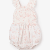 Swan Toile Swiss Dot Sunsuit 12 - 18 M - Elegant Baby - Gaines Jewelers