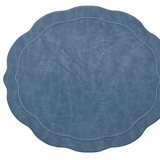 Tailored Placemats Set of 4 - Blue - Kim Seybert - Gaines Jewelers