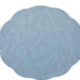 Tailored Placemats Set of 4 - Periwinkle - Kim Seybert - Gaines Jewelers