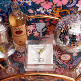 Tara Wilson Designs - COCKTAIL NAPKIN HOLDER - MARTINI - Gaines Jewelers