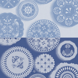 Tea Towel Faence Blue Cotton - Le Jacquard - Gaines Jewelers