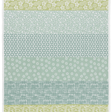 Tea Towel Wagara Cotton Green - Le Jacquard Francais - Gaines Jewelers