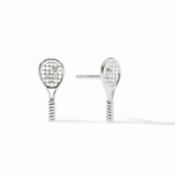Tennis Racquet Stud - Cubic Zirconia - OS - Julie Vos - Gaines Jewelers