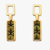Towne Rectangular Drop Earring - Brackish - Gaines Jewelers