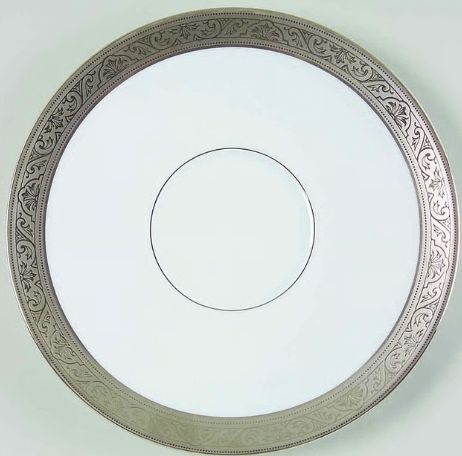* Trianon Platinum Saucer - Philippe Deshoulieres - Gaines Jewelers