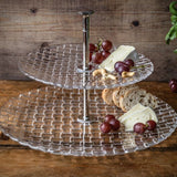 Two Tier Tray - Large - Nachtmann - Gaines Jewelers