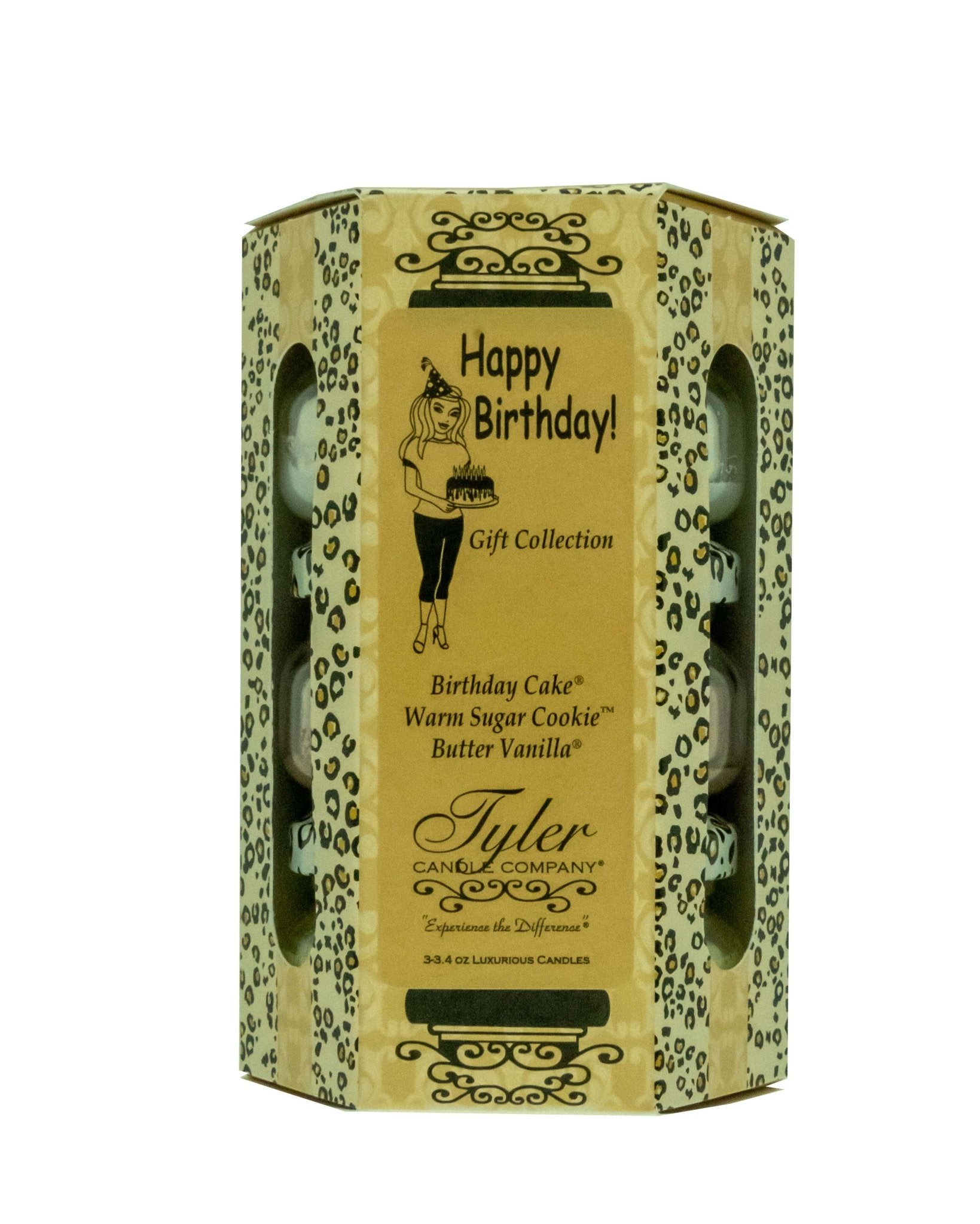 Tyler Candle Company - 3 oz Happy Birthday Gift Set Assorted - Gaines Jewelers