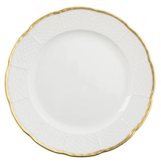 Ultra White Sea Island Dinner Plate - Pickard - Gaines Jewelers