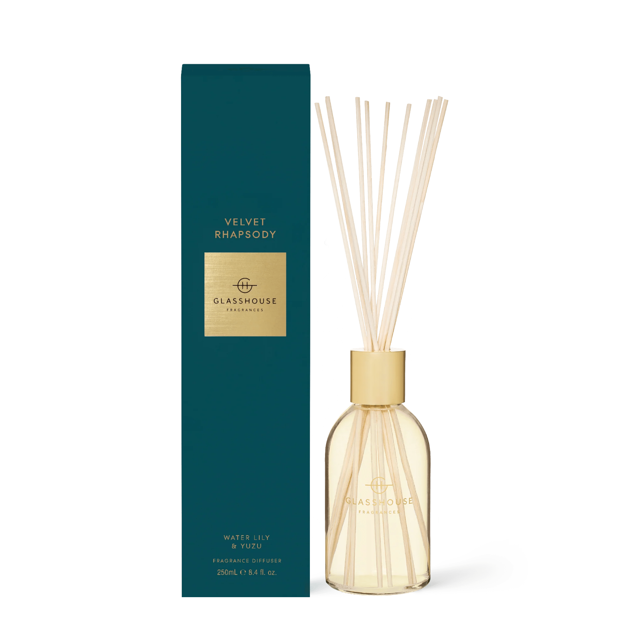 Velvet Rhapsody 8.4 fl. oz Fragrance Diffuser - Glasshouse Fragrances - Gaines Jewelers