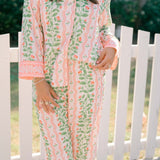 Victoria Dunn - Saylor Long PJ Set | Rose Garden - Gaines Jewelers