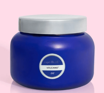 Volcano. Signature Blue Jar, 28 oz - Capri Blue - Gaines Jewelers