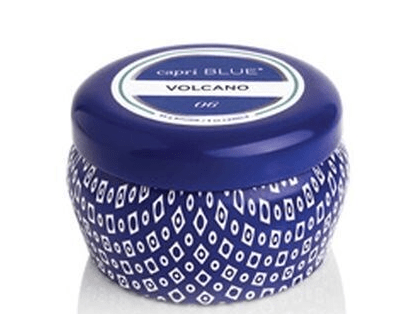 Volcano. Signature Blue Mini Tin, 3 oz - Capri Blue - Gaines Jewelers
