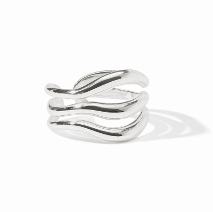 Wave Ring - Silver - OS - Julie Vos - Gaines Jewelers