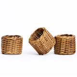 Wicker Napkins Rings (Set of 4) - Gaines Jewelers