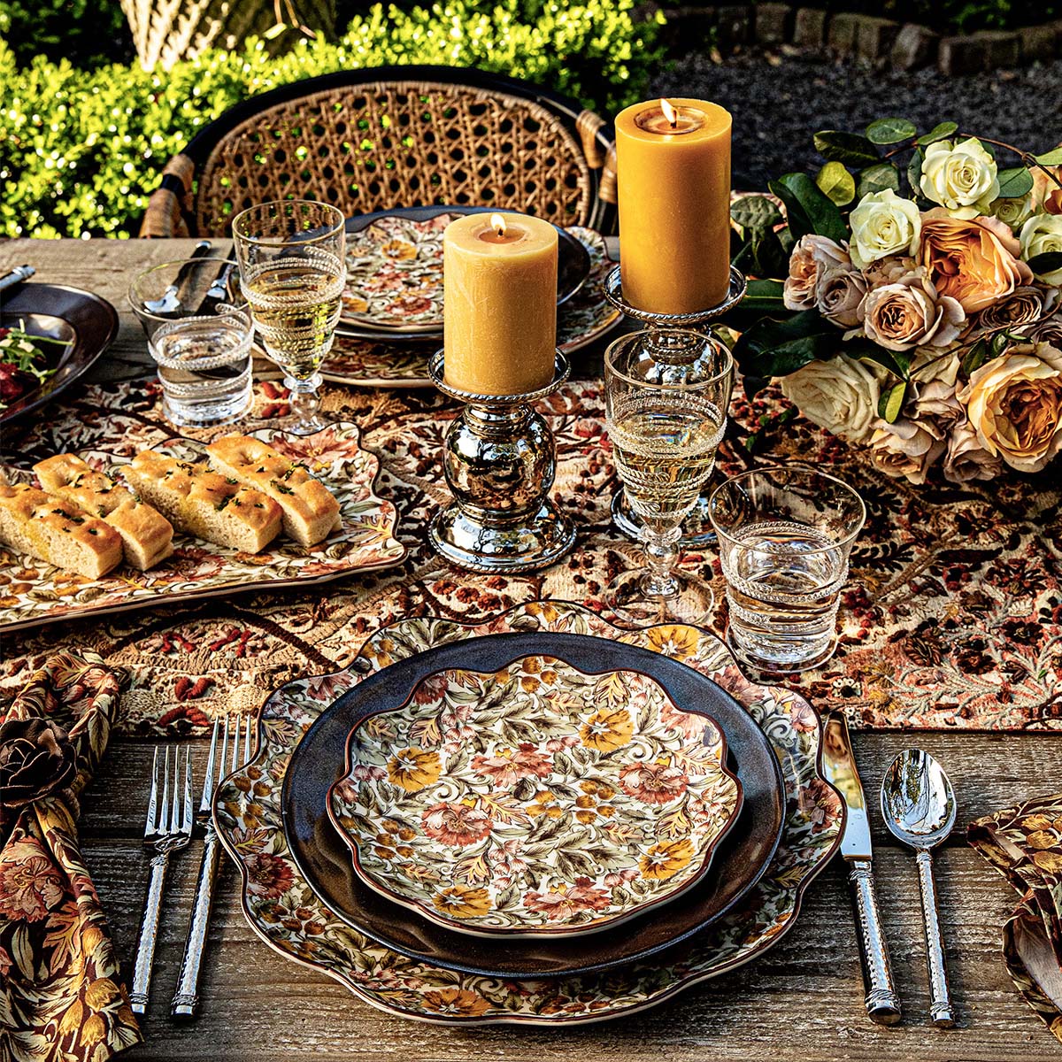 Willa Dessert/Salad Plate - Amber - Juliska - Gaines Jewelers