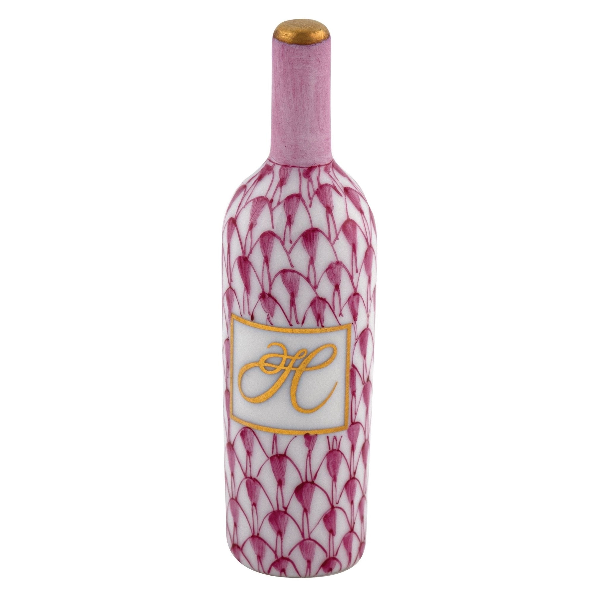 Wine Bottle - Raspberry - Herend - Gaines Jewelers