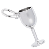 Wine Glass Charm Sterling Silver - Rembrandt Charms - Gaines Jewelers
