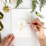 Wreaths Paintable Notecards - emily lex studio - Gaines Jewelers