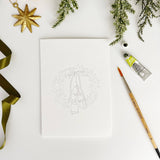 Wreaths Paintable Notecards - emily lex studio - Gaines Jewelers