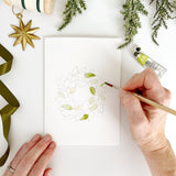 Wreaths Paintable Notecards - emily lex studio - Gaines Jewelers