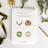 Wreaths Paintable Notecards - emily lex studio - Gaines Jewelers