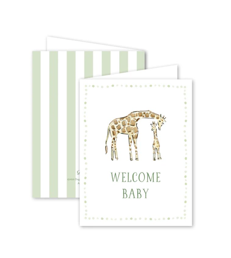 Zoo in the City Baby Card - Dogwood Hill - Gaines Jewelers